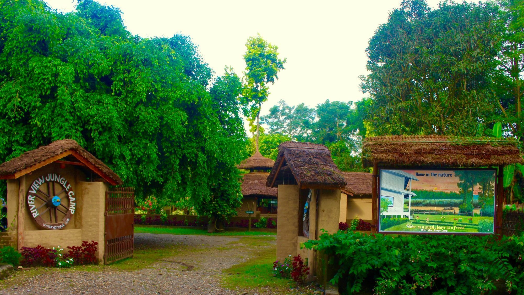 River View Jungle Camp Sauraha Dış mekan fotoğraf